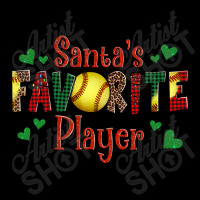 Santa's Favourite Player Christmas Softball Game Legging | Artistshot