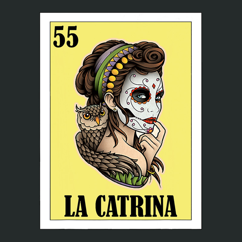 La Catrina Lottery Gift   Mexican Lottery La Catrina T Shirt Women's Triblend Scoop T-shirt by bakien89 | Artistshot