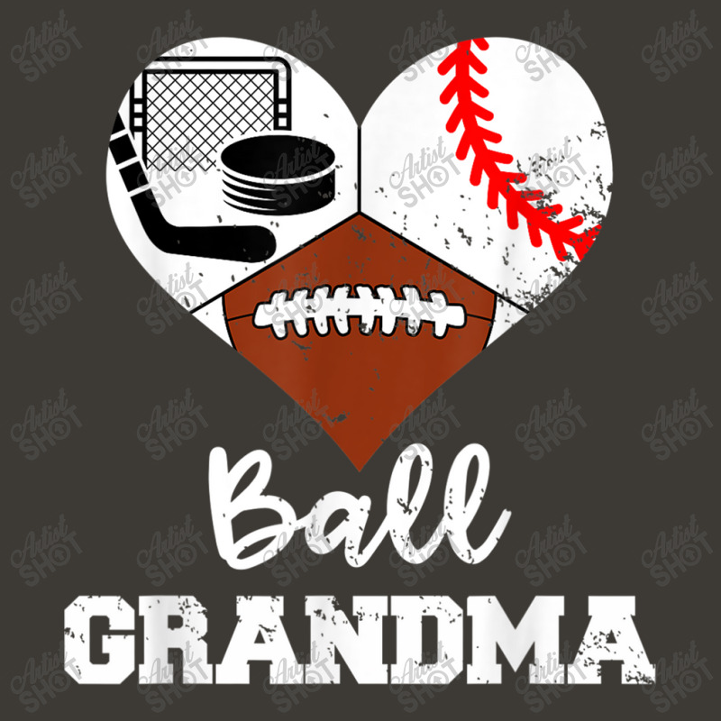 Ball Grandma Heart Funny Football Baseball Hockey Grandma T Shirt Bucket Hat by Great Tshirt | Artistshot