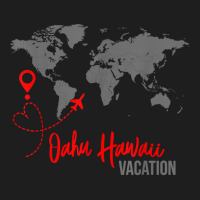 World Map  Oahu Hawaii Map Matching Family Vacation T Shirt Classic T-shirt | Artistshot