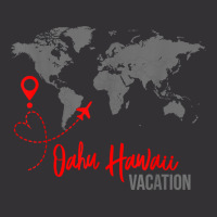 World Map  Oahu Hawaii Map Matching Family Vacation T Shirt Vintage Hoodie | Artistshot