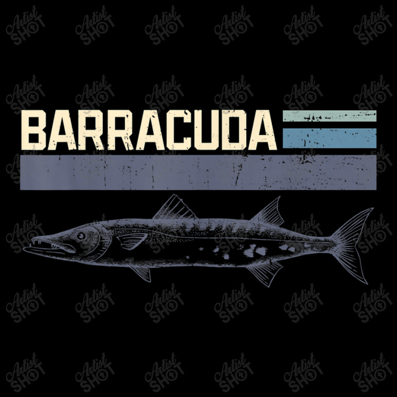 Great Barracuda Cuda Fishing Wildlife Saltwater Fish Art T Shirt Men's 3/4 Sleeve Pajama Set by RoyalStore | Artistshot