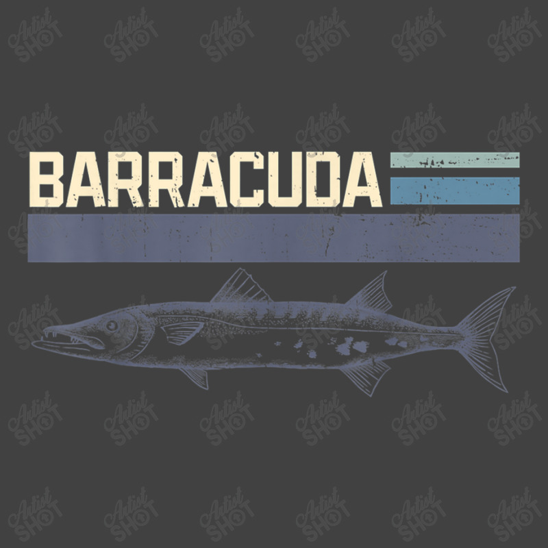 Great Barracuda Cuda Fishing Wildlife Saltwater Fish Art T Shirt Vintage T-Shirt by RoyalStore | Artistshot