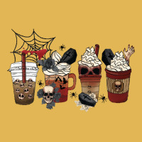 Spice Latte Iced Halloween T Shirthorror Fall Coffee Pumpkin Spice Lat Vintage Hoodie And Short Set | Artistshot