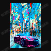 Tokyo Car Synthwave Crop Top | Artistshot