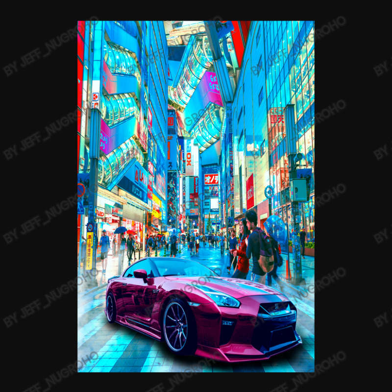 Tokyo Car Synthwave Crop Top by Jeff_Nugroho | Artistshot