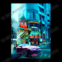 Tokyo Car Neon Synthwave Pocket T-shirt | Artistshot