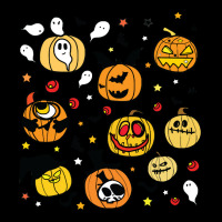 Halloween Pumpkins Face T  Shirt Halloween Pumpkin Lanterns T  Shirt V-neck Tee | Artistshot