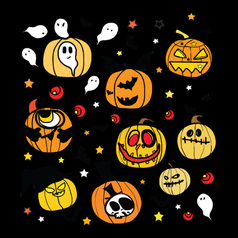 Halloween Pumpkins Face T  Shirt Halloween Pumpkin Lanterns T  Shirt V-neck Tee | Artistshot