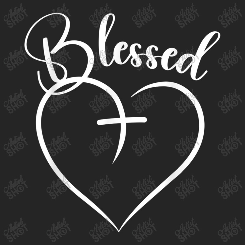 Blessed Heart Cross Jesus Has My Back Faith Christian Unisex Hoodie by TyDesign | Artistshot