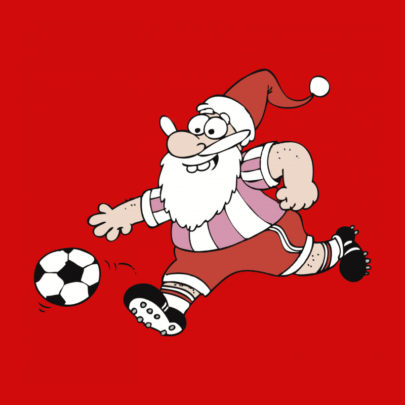 Santa Claus Is Playing Football Skinny Tumbler | Artistshot