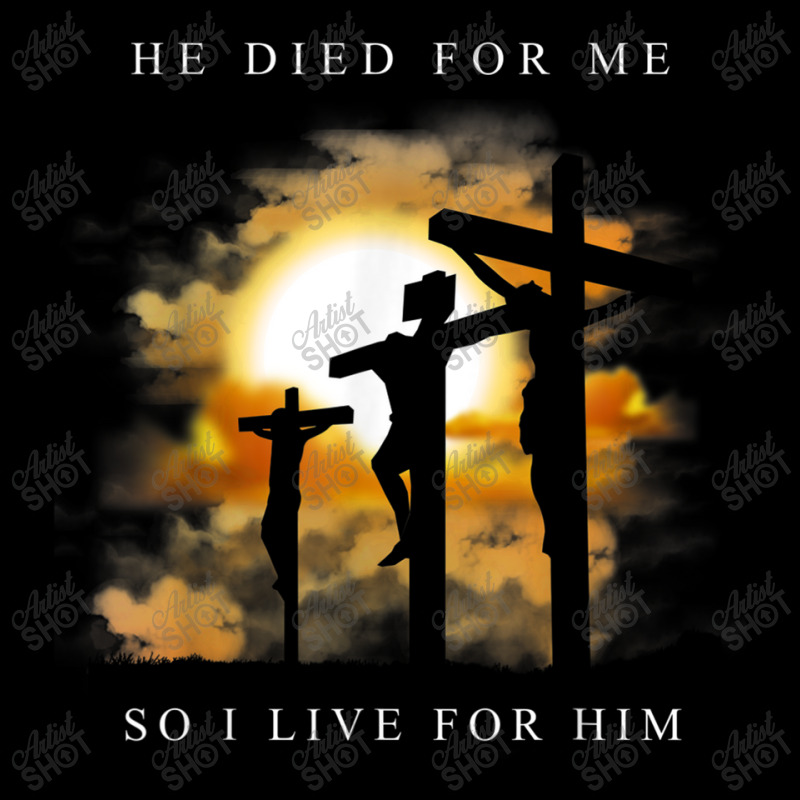 Christian Bible Verse - Jesus Died For Me V-Neck Tee by TyDesign | Artistshot