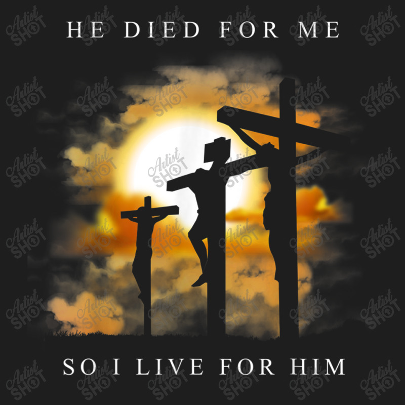 Christian Bible Verse - Jesus Died For Me Classic T-shirt by TyDesign | Artistshot