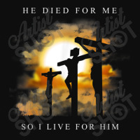 Christian Bible Verse - Jesus Died For Me Crop Top | Artistshot