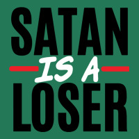 Satan Is A Loser Ladies Fitted T-shirt | Artistshot