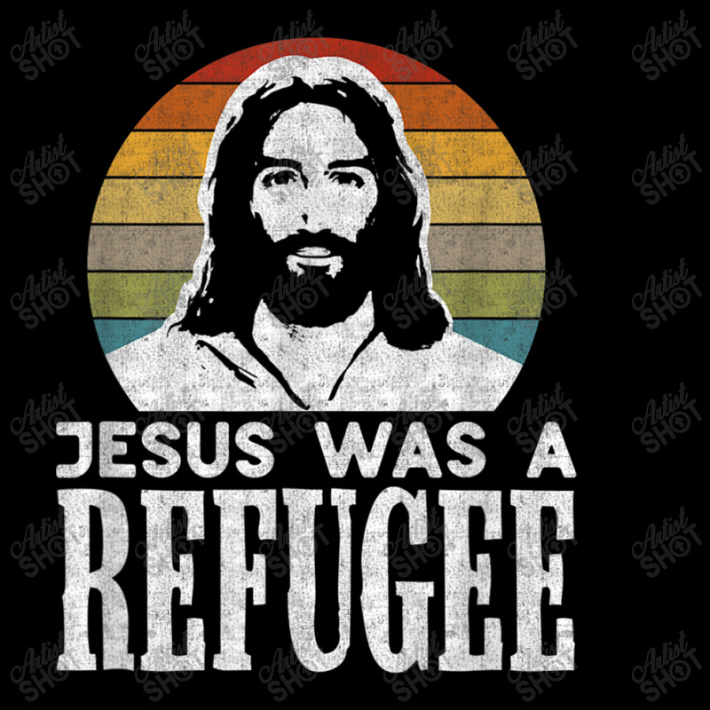 Pro Immigration Christian Liberal Jesus Was A Refugee For Men Women Men's Long Sleeve Pajama Set by Aria-Proctor | Artistshot