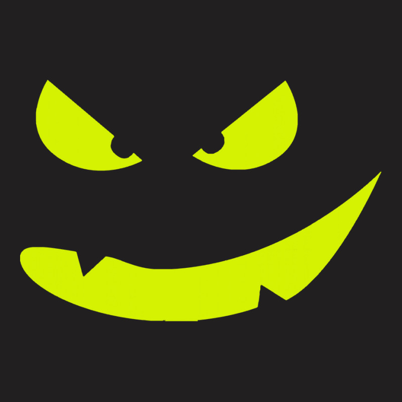 Halloween T  Shirt Big Scary Slime In Black Smiling Halloween Pumpkin T-shirt | Artistshot