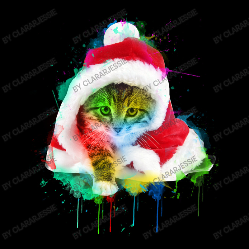 Merry Christmas Cat Lightweight Hoodie | Artistshot