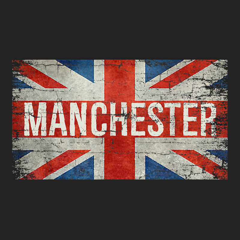 Manchester England United Kingdom British Flag Vintage T Shirt Backpack | Artistshot