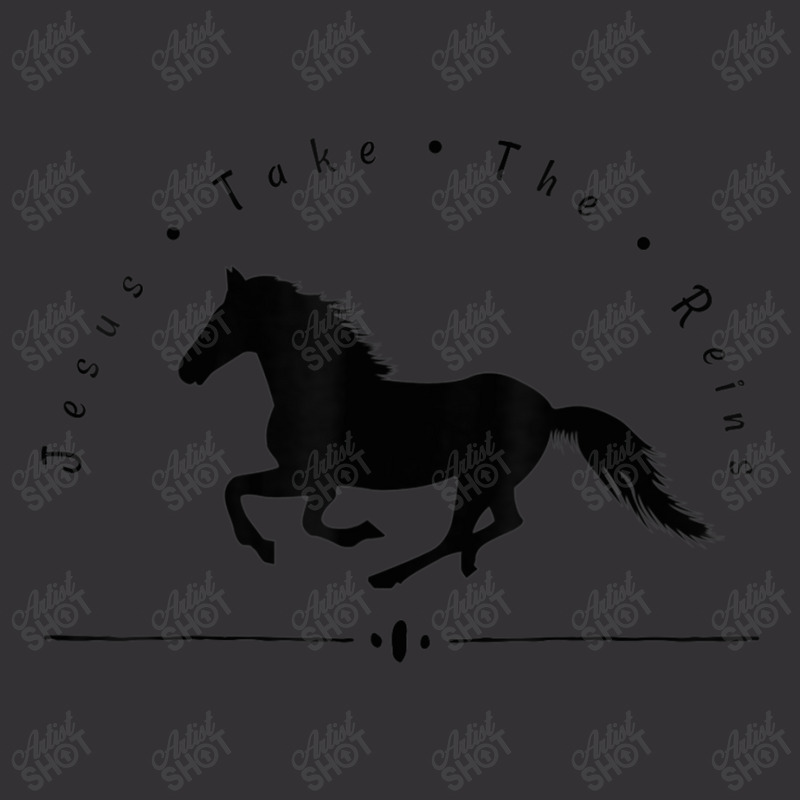 Cute Jesus Take The Reins Horse Vintage Hoodie | Artistshot