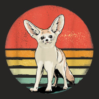 Retro Vintage Fennec Fox Shirt Fennec Fox Animal T Shirt Ladies Fitted T-shirt | Artistshot