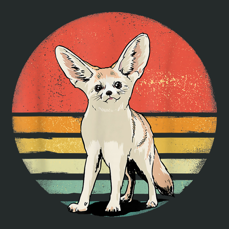 Retro Vintage Fennec Fox Shirt Fennec Fox Animal T Shirt Women's Triblend Scoop T-shirt by FavorRoh | Artistshot