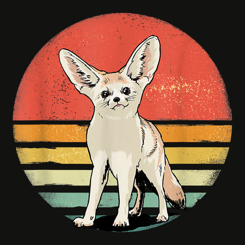 Retro Vintage Fennec Fox Shirt Fennec Fox Animal T Shirt Scorecard Crop Tee by FavorRoh | Artistshot