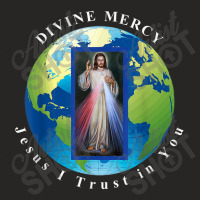 Divine Mercy World Jesus I Trust In You Ladies Fitted T-shirt | Artistshot