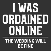 Mens I Was Ordained Online Funny Wedding Ordination Seminary T Shirt Baby Bodysuit | Artistshot