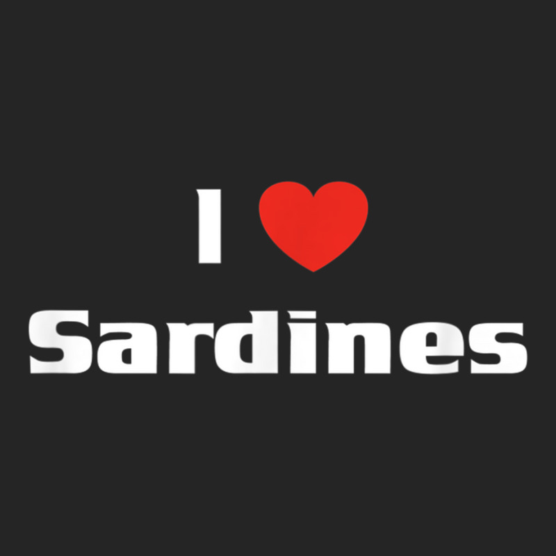 I Love Sardines Shirt Funny Canned Fish Seafood Tee Unisex Hoodie | Artistshot