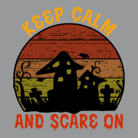 Halloween T  Shirt Funny Halloween Keep Calm And Scare On T  Shirt Crewneck Sweatshirt | Artistshot