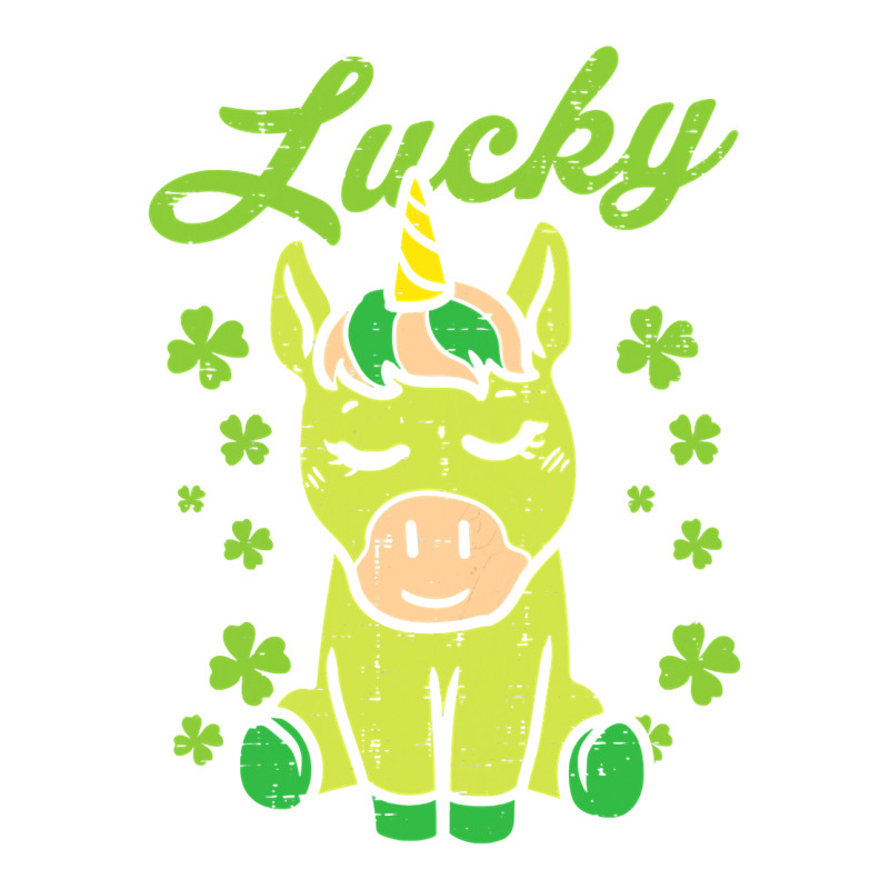 Lucky Unicorn Shamrock St Patricks Day Animal Girls Gift T Shirt Baby Tee | Artistshot