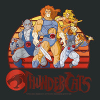 Thundercats Group Retro Sunset T Shirt Women's Triblend Scoop T-shirt | Artistshot