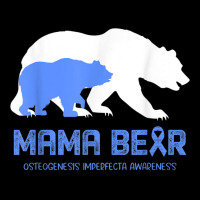 Mama Bear Osteogenesis Imperfecta Awareness Shirt Youth Zipper Hoodie | Artistshot