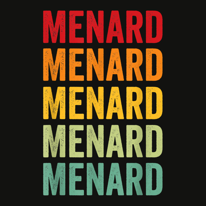 Menard County, Illinois, Rainbow Text Design T Shirt Scorecard Crop Tee by yodishsaraveks | Artistshot