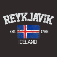 Womens Vintage Reykjavik Iceland Souvenir Gift V Neck T Shirt Racerback Tank | Artistshot