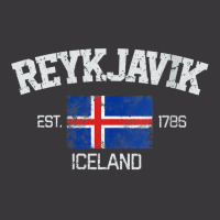 Womens Vintage Reykjavik Iceland Souvenir Gift V Neck T Shirt Ladies Curvy T-shirt | Artistshot