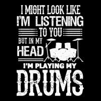 In My Head I'm Playing My Drums Funny Drummer Men's 3/4 Sleeve Pajama Set | Artistshot