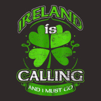 Ireland Is Calling And I Must Go Shamrock Saint Patricks Day Racerback Tank | Artistshot