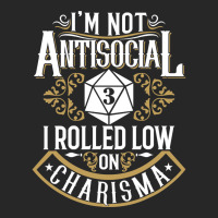 Not Antisocial, Rolled Low Charisma Funny Rpg Loves Dragons Women's Pajamas Set | Artistshot