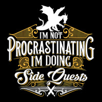 Not Procrastinating Side Quests Funny Rpg Gamer Dragons Maternity Scoop Neck T-shirt | Artistshot