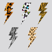 Vintage Thunder Leopard Zebra Animal Print Lightning Bolts T Shirt Women's Triblend Scoop T-shirt | Artistshot