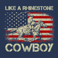 Vintage Western Life Rodeo Usa Flag Like A Rhinestone Cowboy T Shirt Men Denim Jacket | Artistshot