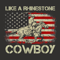 Vintage Western Life Rodeo Usa Flag Like A Rhinestone Cowboy T Shirt Champion Hoodie | Artistshot