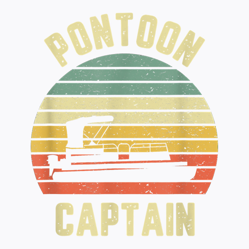 Vintage Pontoon Captain Shirt Funny Pontoon Boat T Shirt T-shirt | Artistshot