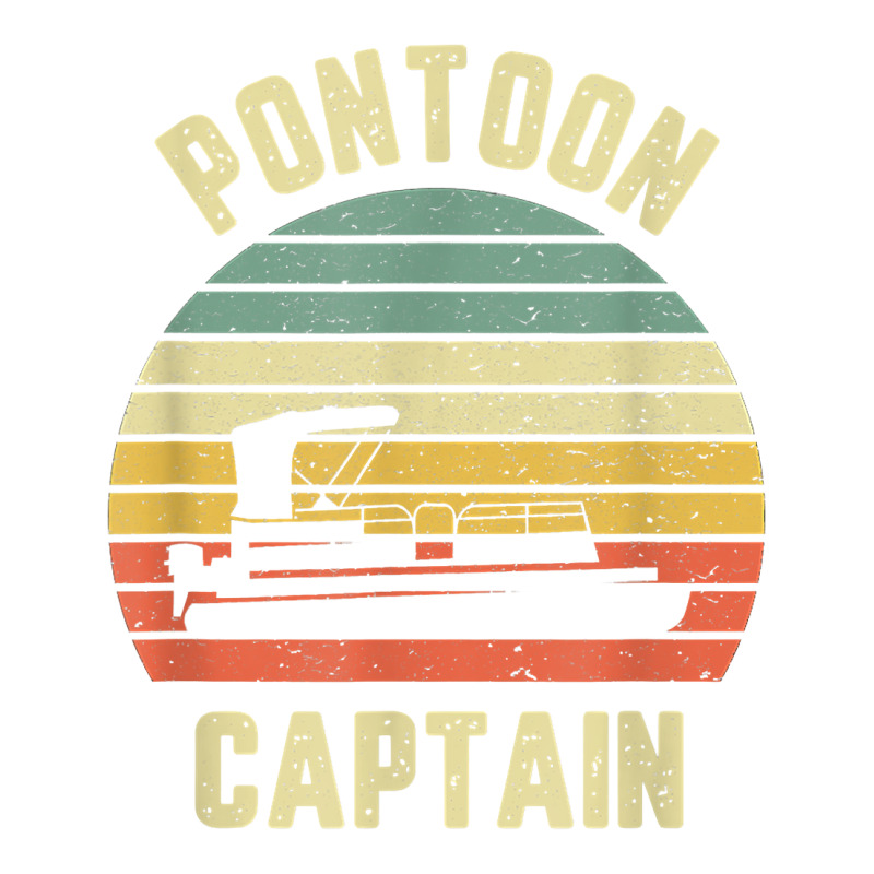 Vintage Pontoon Captain Shirt Funny Pontoon Boat T Shirt Men's T-shirt Pajama Set | Artistshot