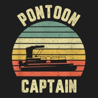 Vintage Pontoon Captain Shirt Funny Pontoon Boat T Shirt Classic T-shirt | Artistshot