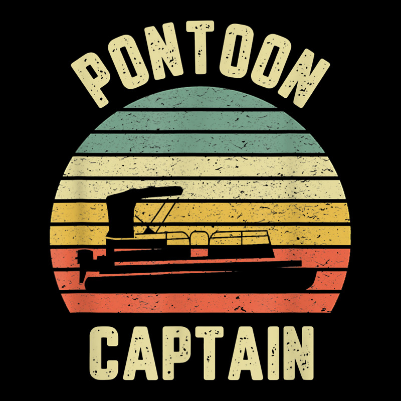 Vintage Pontoon Captain Shirt Funny Pontoon Boat T Shirt Lightweight Hoodie | Artistshot