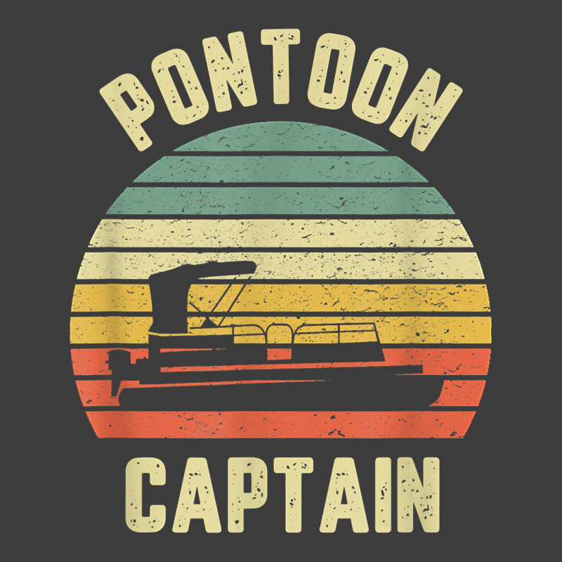 Vintage Pontoon Captain Shirt Funny Pontoon Boat T Shirt Men's Polo Shirt | Artistshot