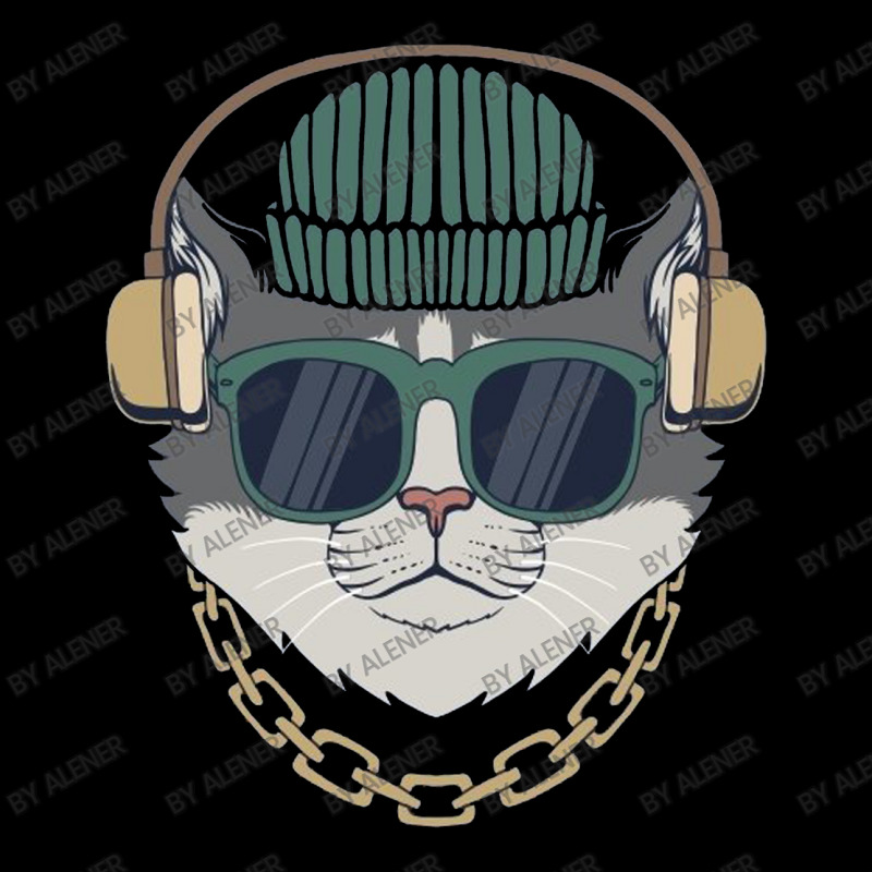 Cat Headphones Zipper Hoodie by Alener | Artistshot